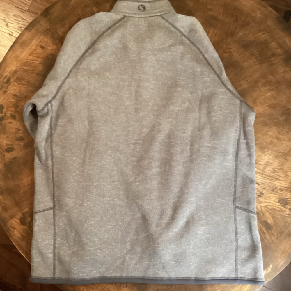 Gander Mountain Men's Zip-Up Gray Sweater - Picture 3 of 3